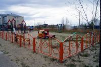 Детская площадка по ул. Молодежная. Перед началом работ.